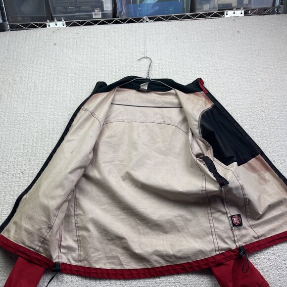 MEC Mountain Equipment Co-op Ultra Light Soft shell Tech Jacket Red Mens L - Picture 16 of 16